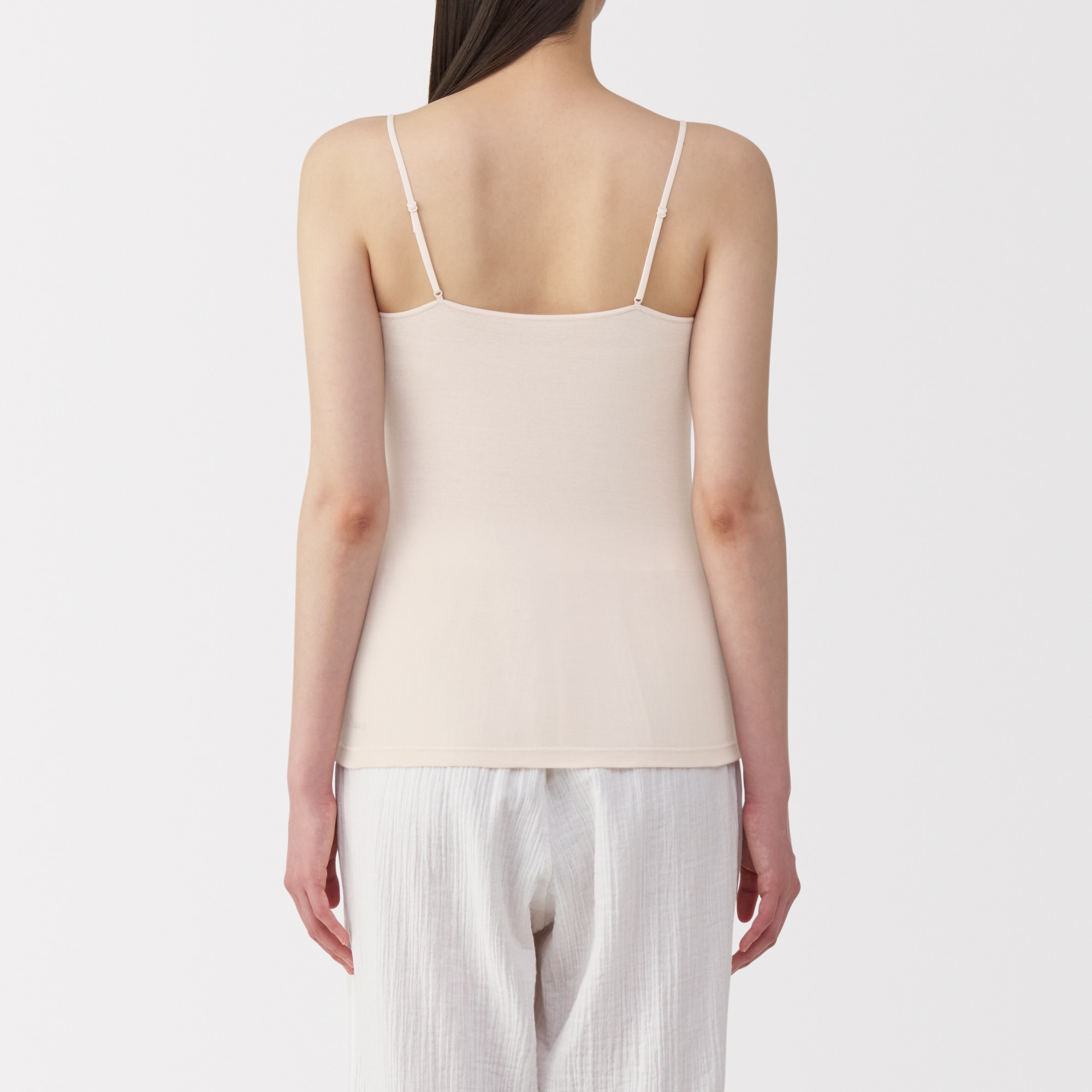 婦人　さらっと綿　薄手　キャミソール