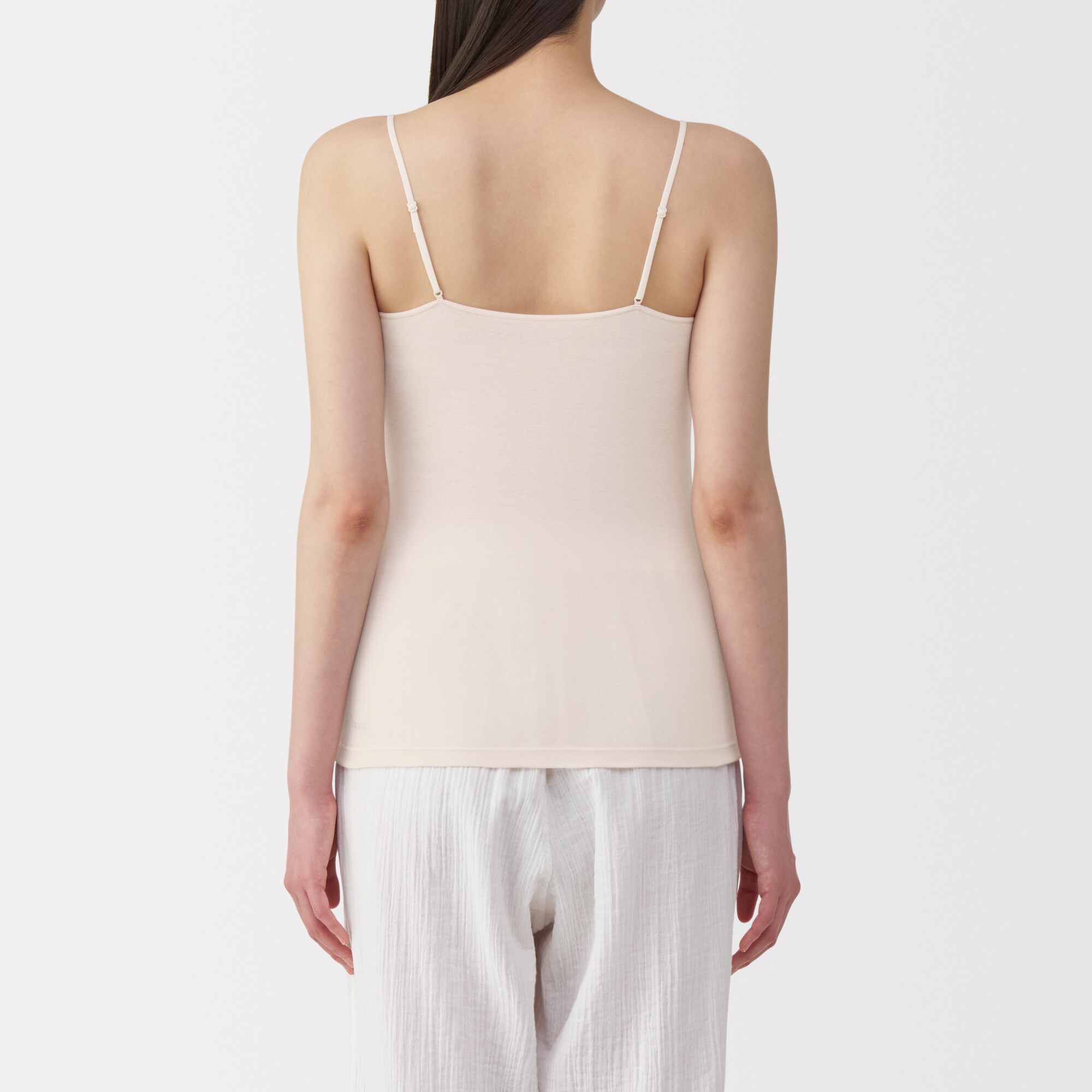 婦人　さらっと綿　薄手　キャミソール