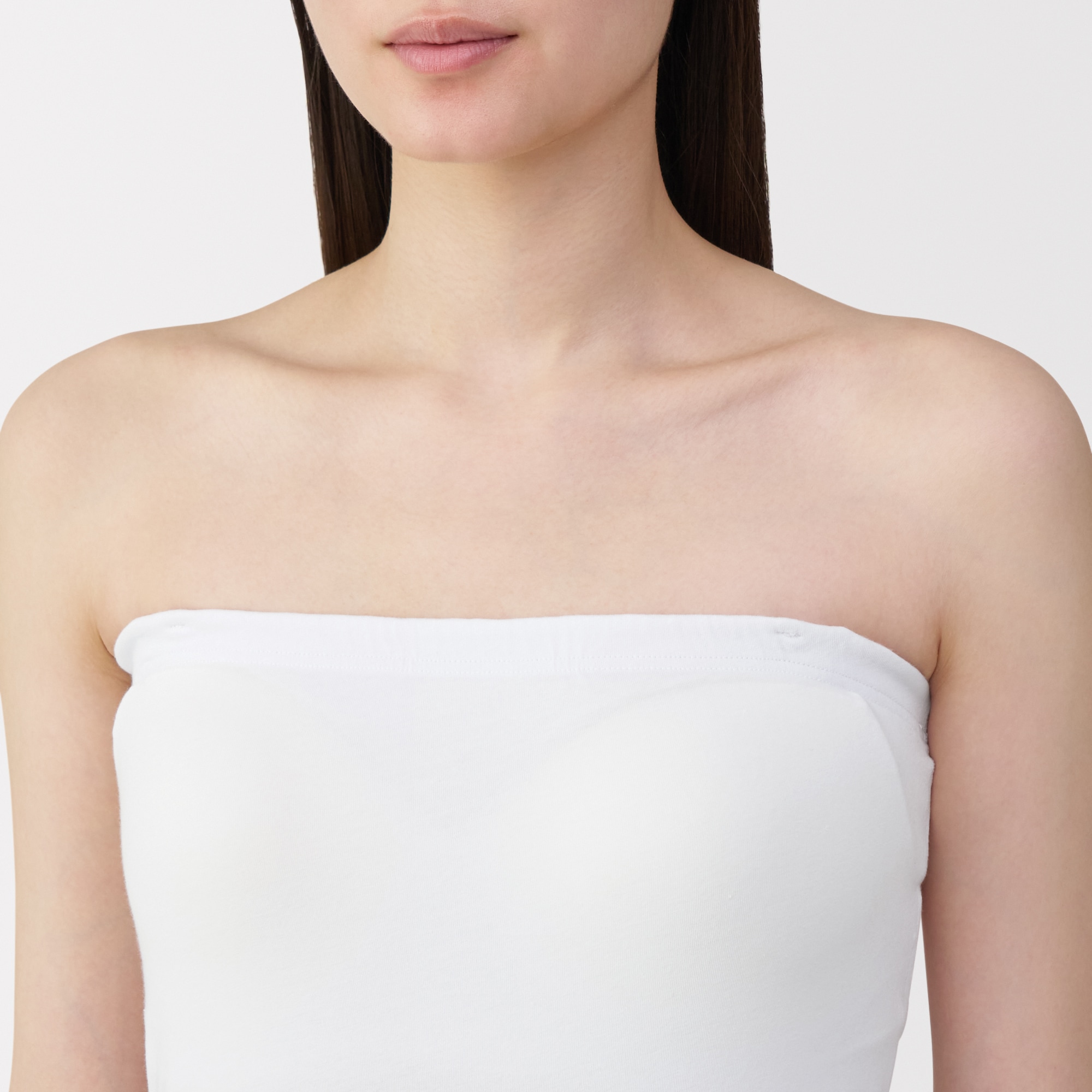 婦人　さらっと綿　ブラチューブトップ