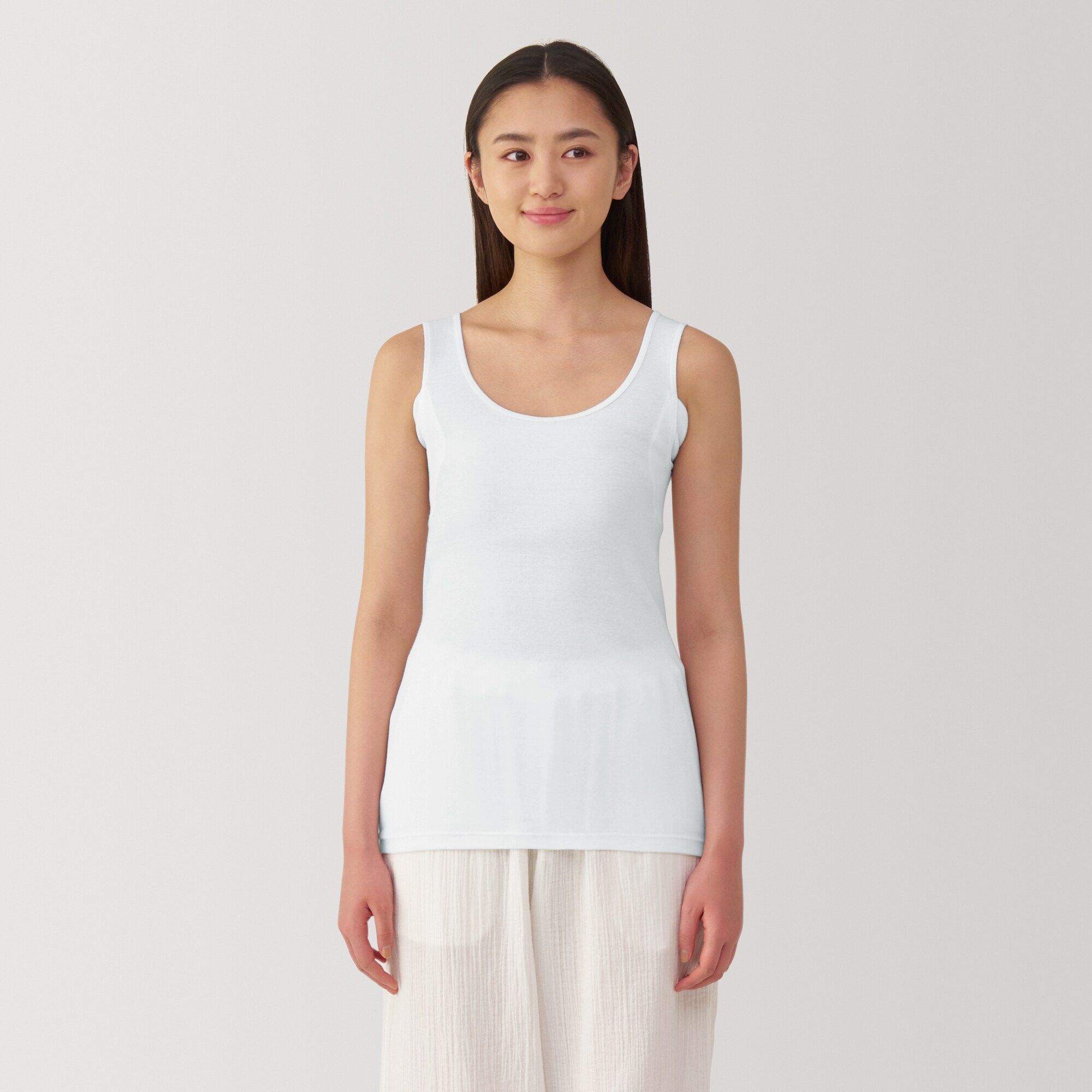 婦人　さらっと綿汗取りパッド付きタンクトップ