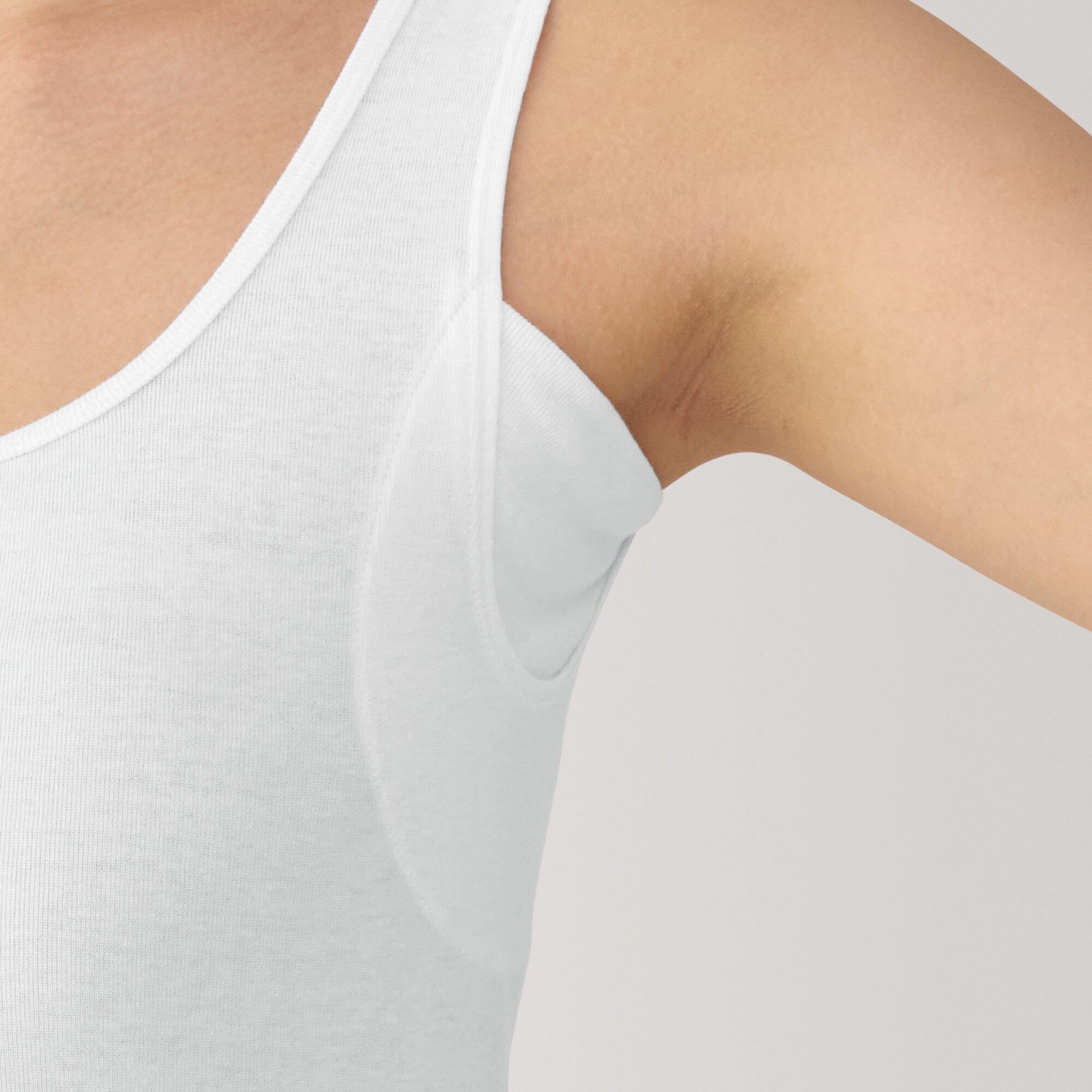 婦人　さらっと綿汗取りパッド付きタンクトップ