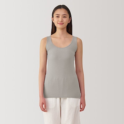 婦人　さらっと綿汗取りパッド付きタンクトップ