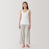 婦人　さらっと綿　薄手　タンクトップ