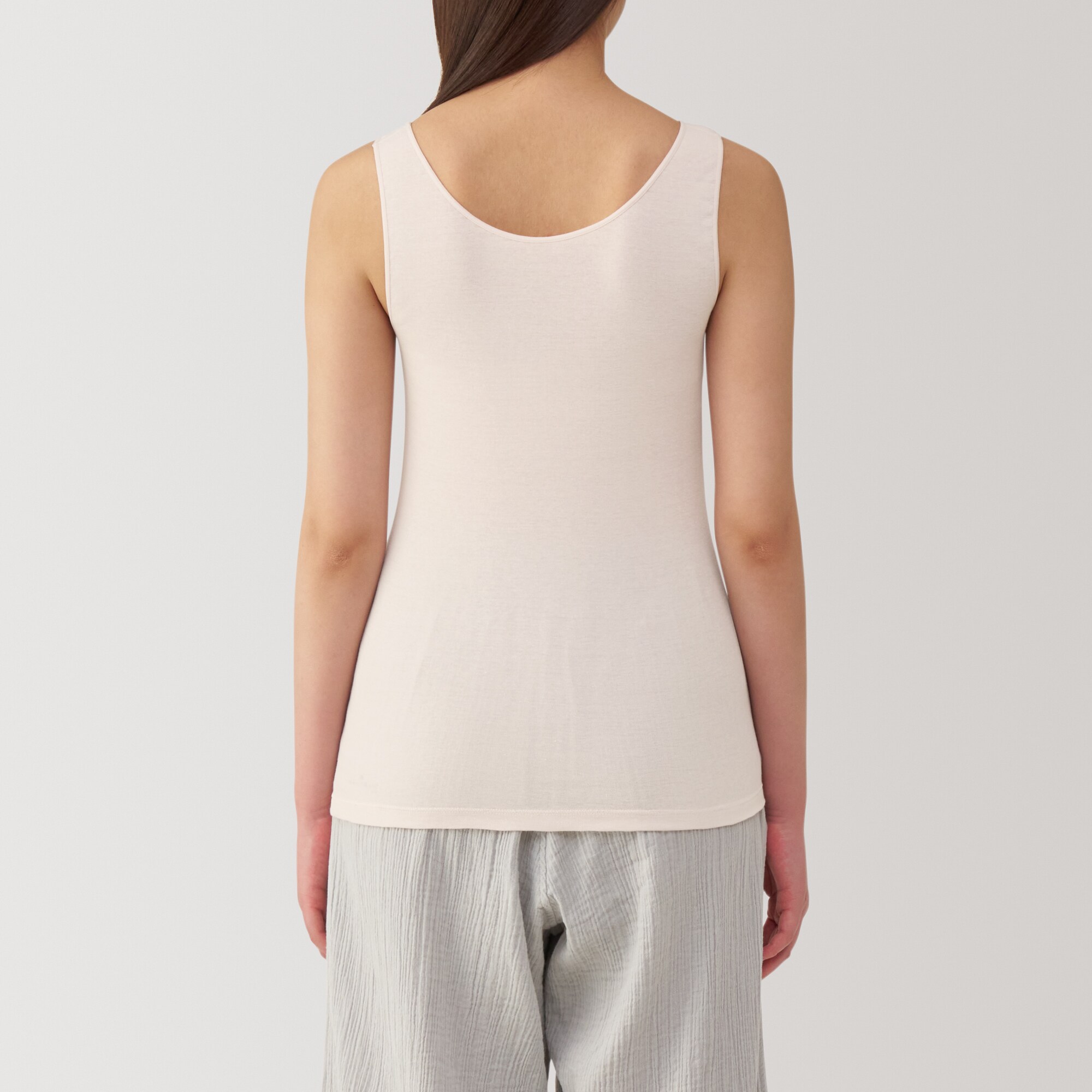 婦人　さらっと綿　薄手　タンクトップ