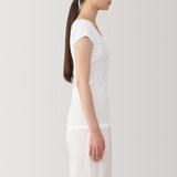 婦人　さらっと綿汗取りパッド付きフレンチスリーブ