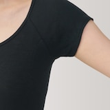 婦人　さらっと綿汗取りパッド付きフレンチスリーブ