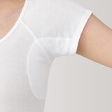 婦人　さらっと綿汗取りパッド付きフレンチスリーブ