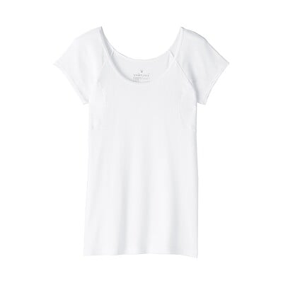 婦人　さらっと綿汗取りパッド付きフレンチスリーブ