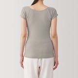 婦人　さらっと綿汗取りパッド付きフレンチスリーブ