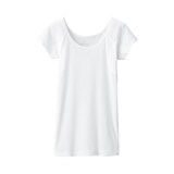 婦人　さらっと綿汗取りパッド付きフレンチスリーブ