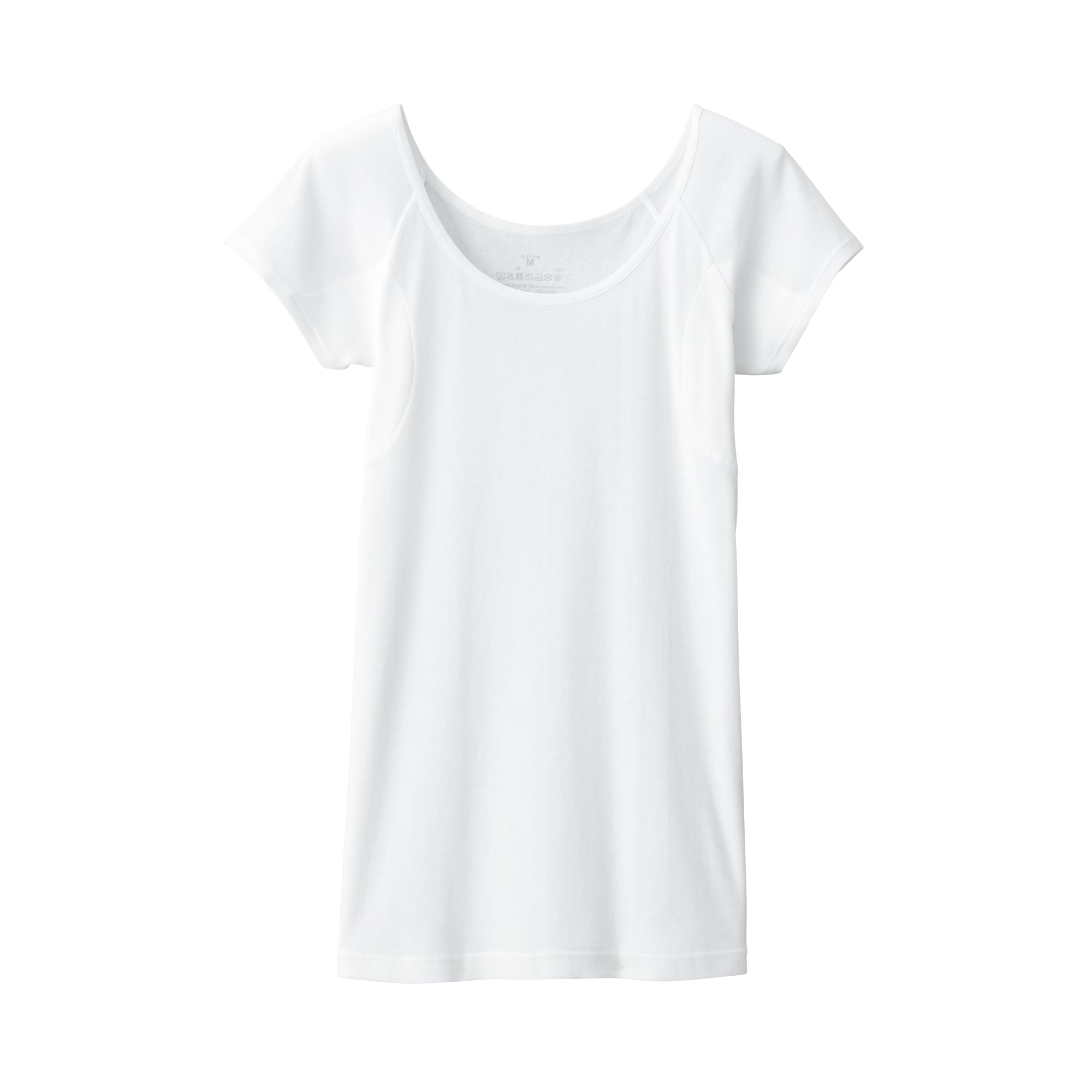 婦人　さらっと綿汗取りパッド付きフレンチスリーブ