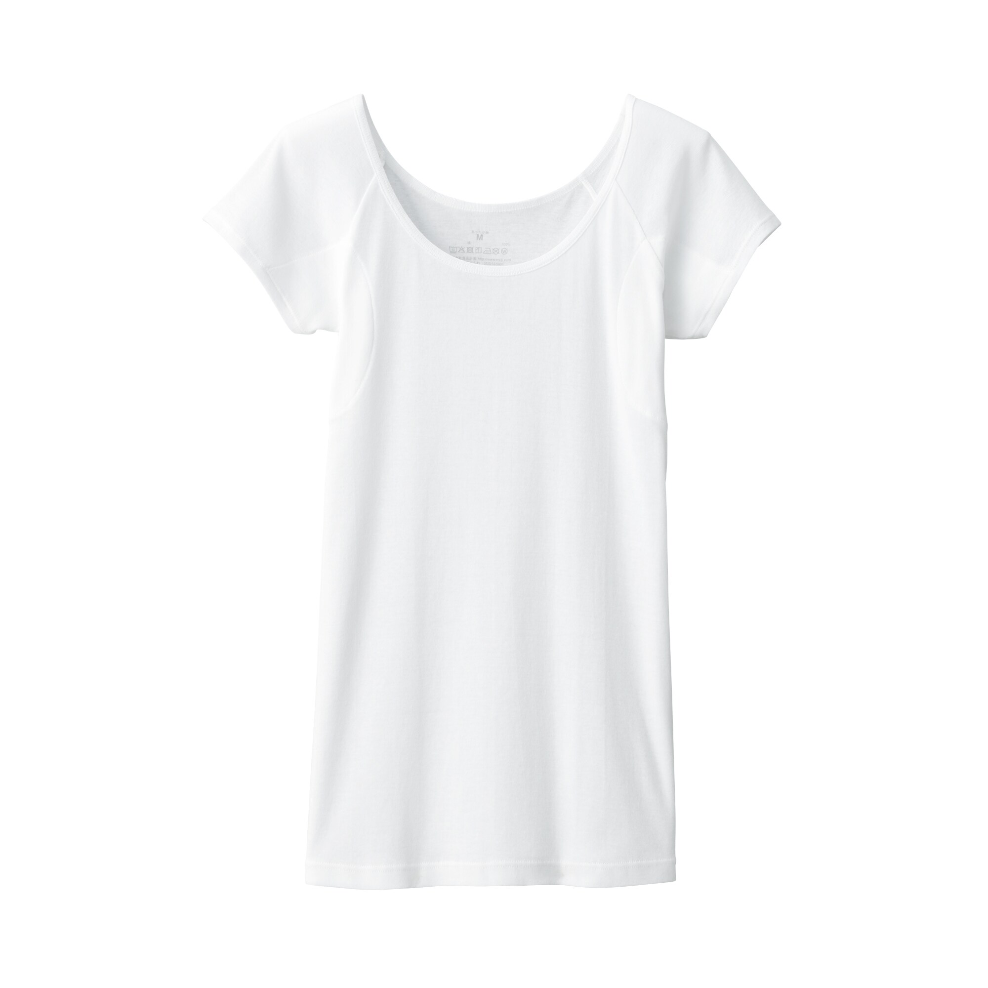 婦人　さらっと綿汗取りパッド付きフレンチスリーブ