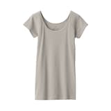 婦人　さらっと綿汗取りパッド付きフレンチスリーブ