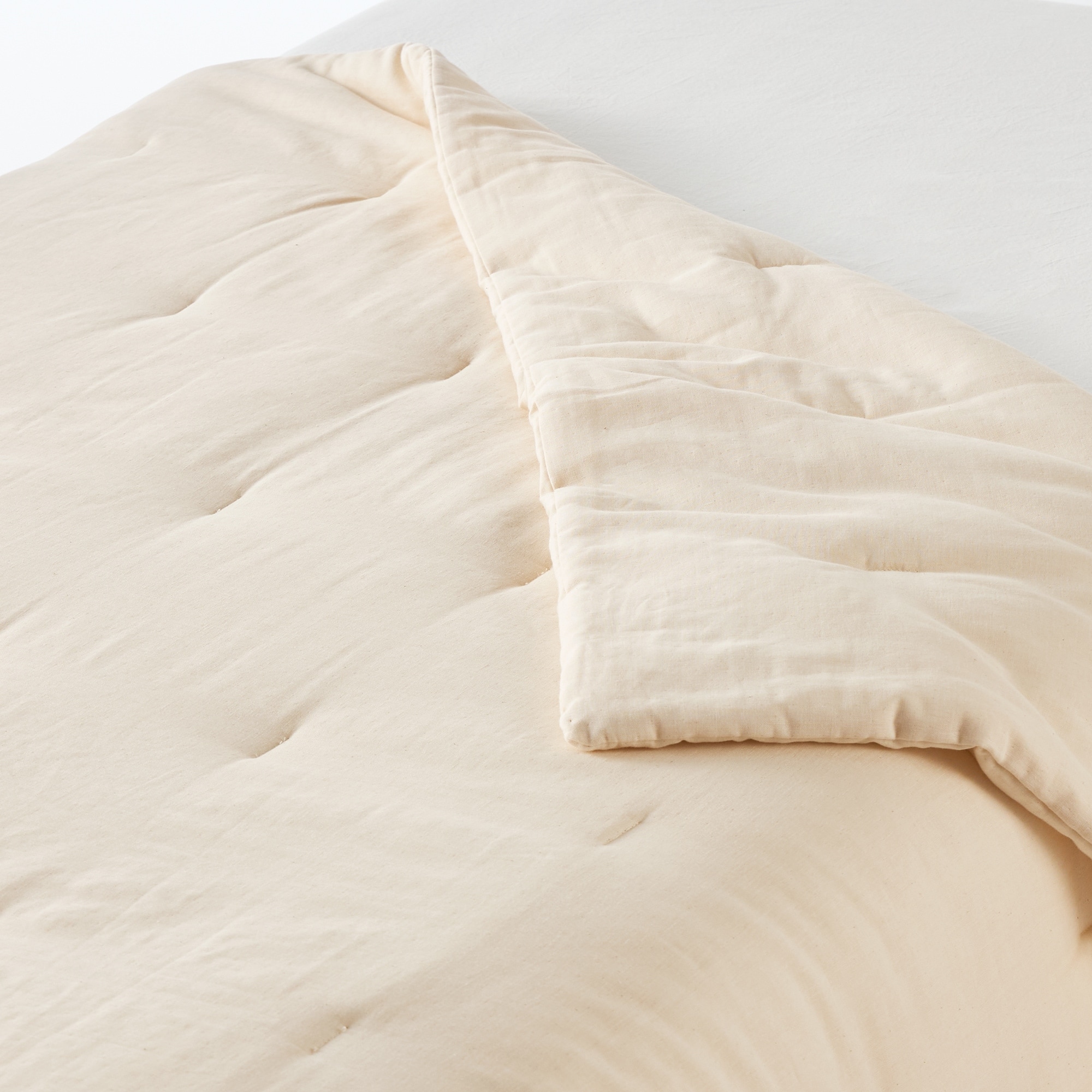 木の実から作ったカポック混二重ガーゼ 薄掛ふとん／D | 無印良品