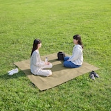 耐水　キルティングレジャーシート・１８０×１８０ｃｍ