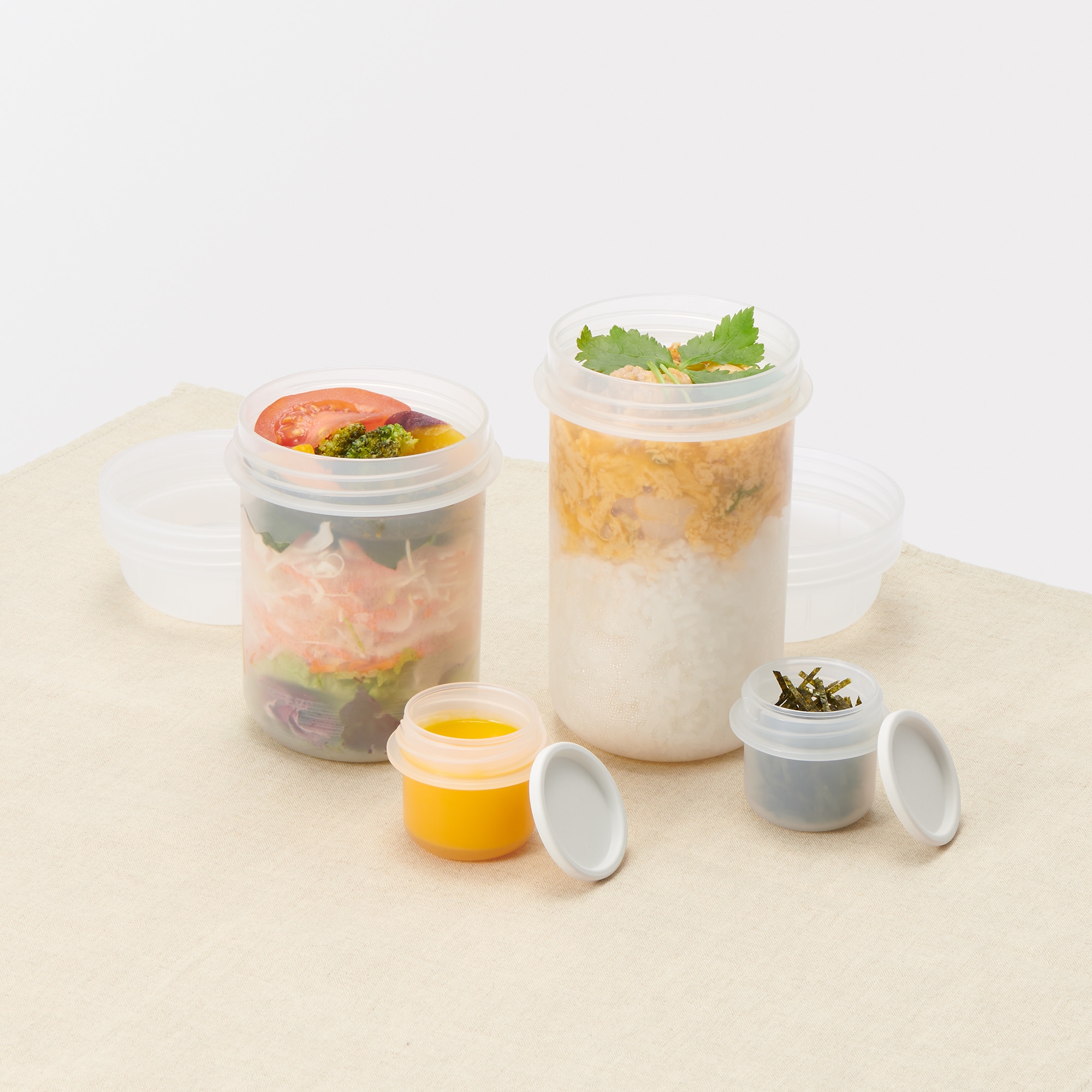 トッピングカップ付き　ランチカプセル