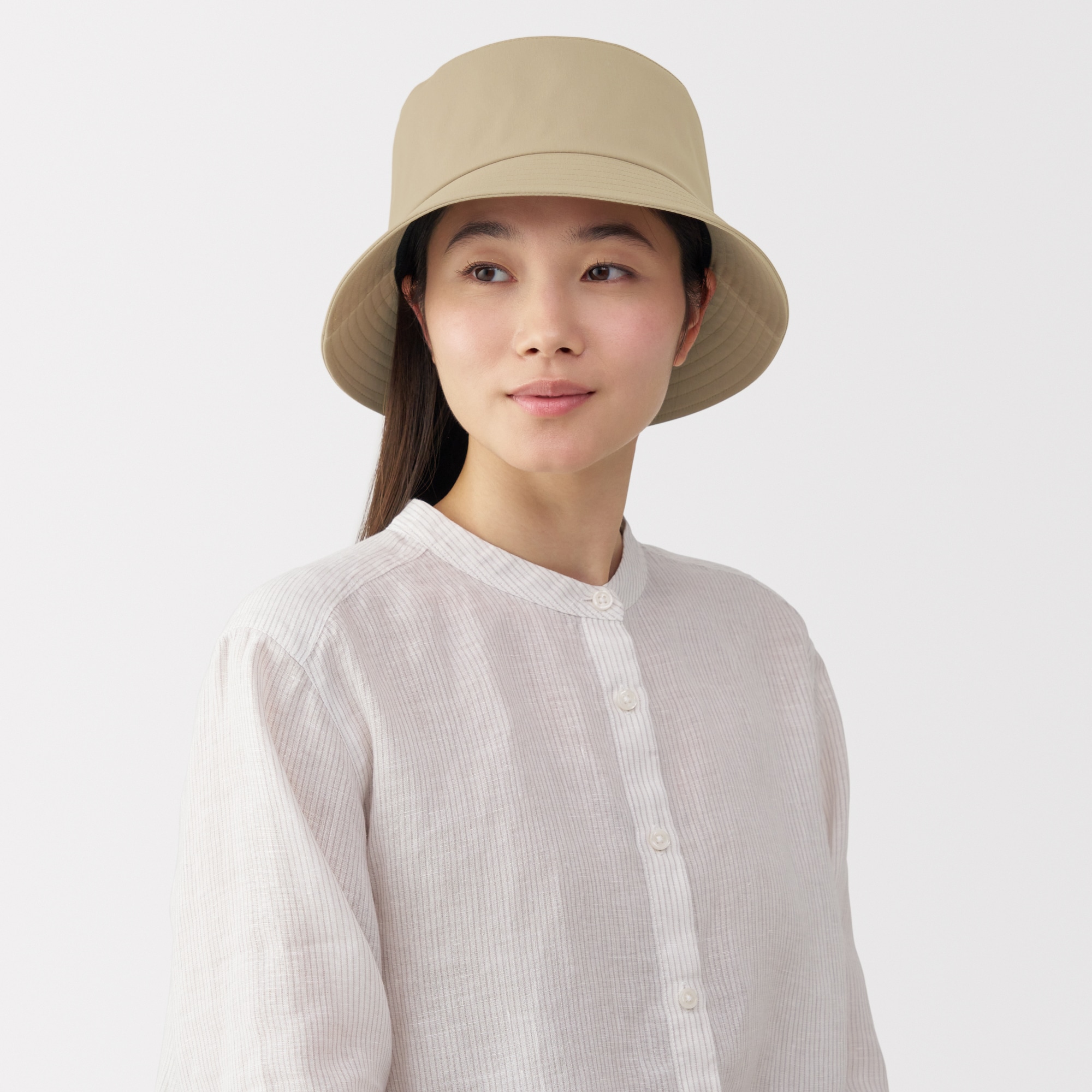 ＵＶカット　透湿撥水　防水テープ使い　バケットハット