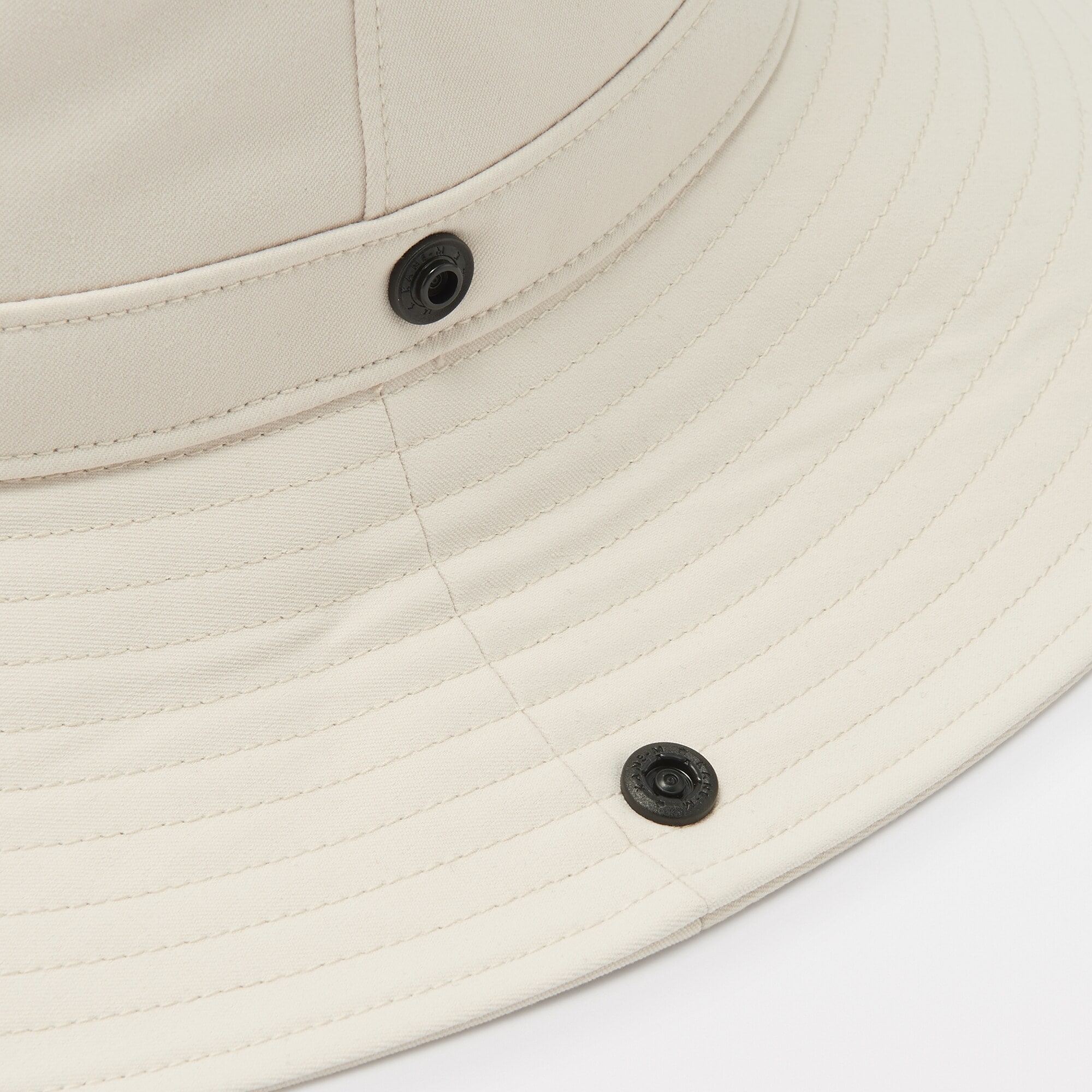 ＵＶカット　透湿撥水　防水テープ使い　サファリハット