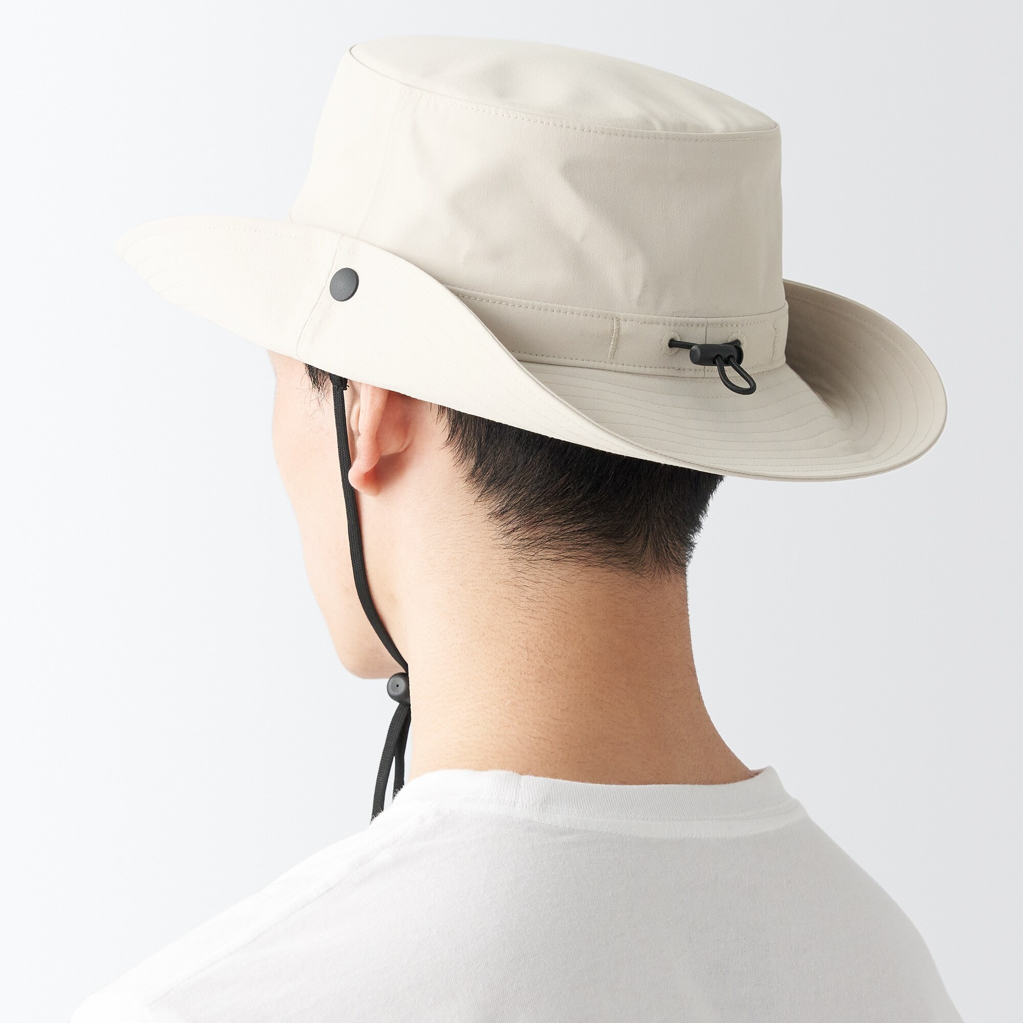 ＵＶカット　透湿撥水　防水テープ使い　サファリハット