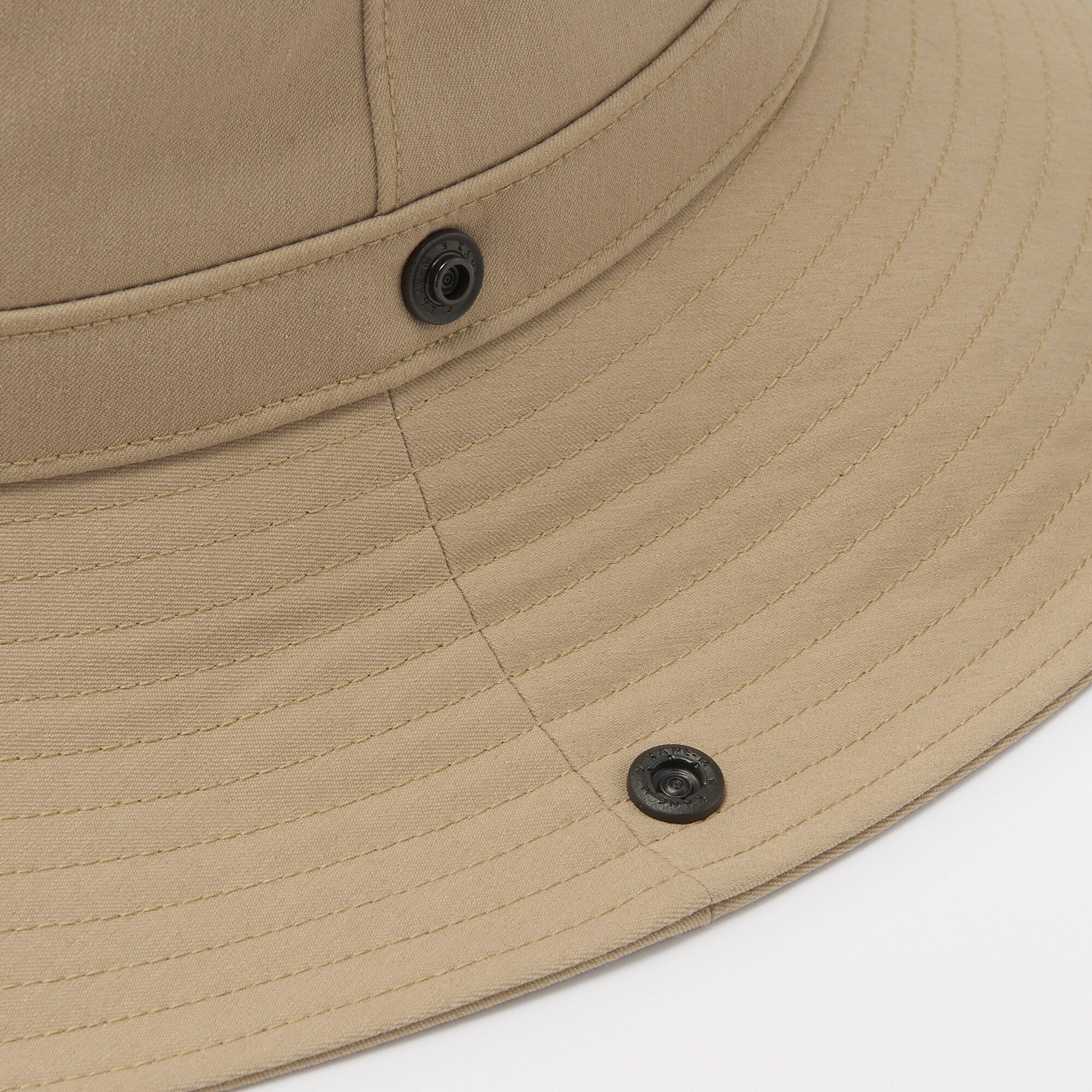 ＵＶカット　透湿撥水　防水テープ使い　サファリハット