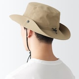 ＵＶカット　透湿撥水　防水テープ使い　サファリハット