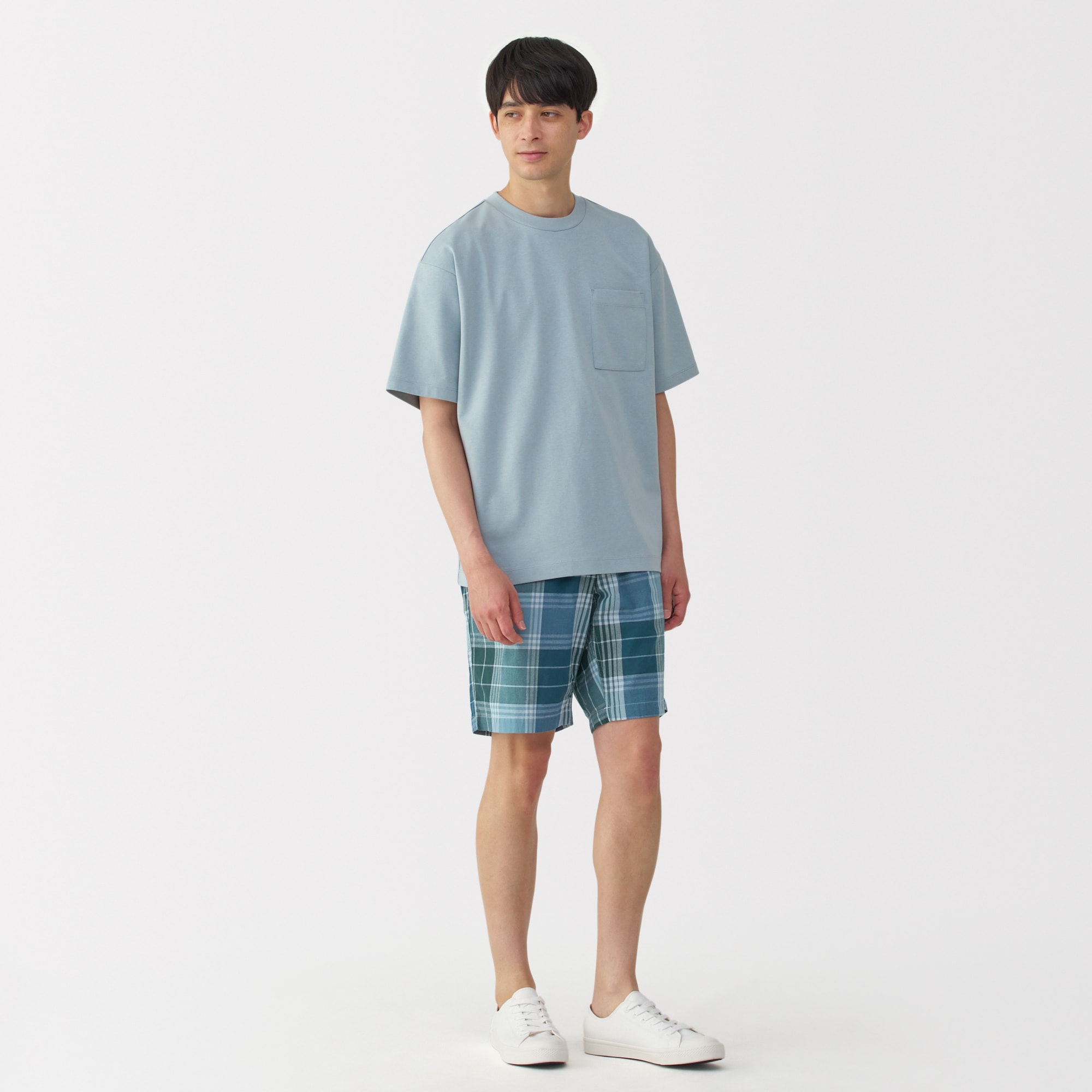 紳士 マドラスチェックイージーショートパンツ | 無印良品