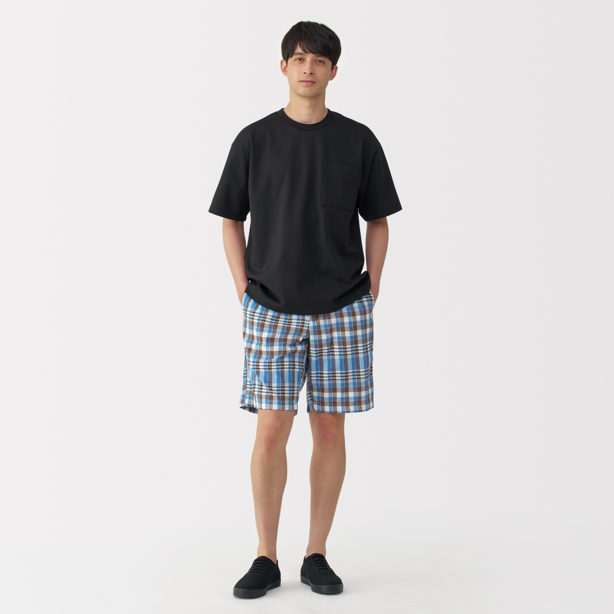 無印良品ショートパンツ 紳士 サッカー織ショートパンツ | 無印良品