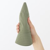 風を通す　ちいさくまとまる　バケットハット