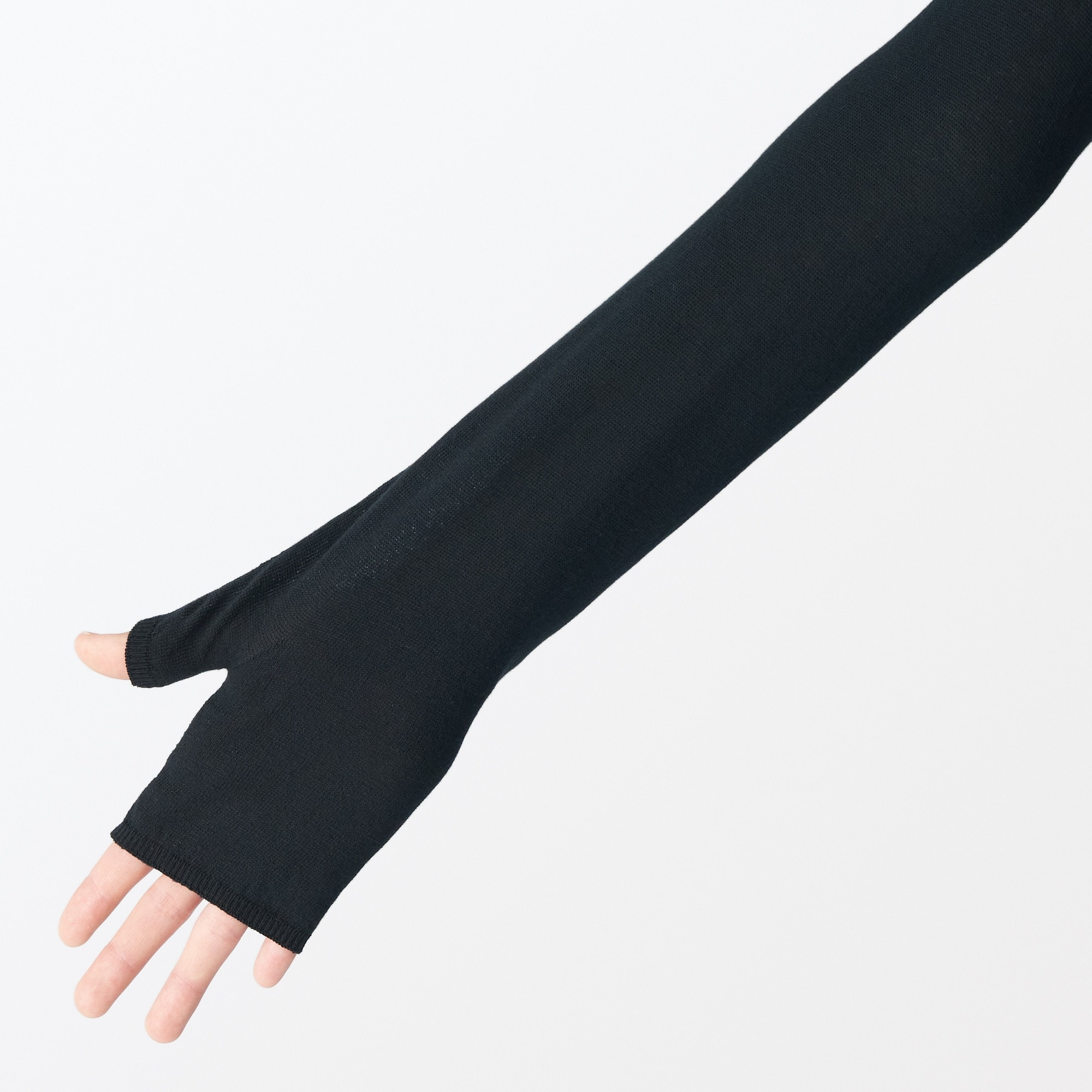 ＵＶカット　強撚コットン　アームカバー（ロング）