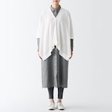 ＵＶカット　強撚コットン　ボレロ　ボタン付き