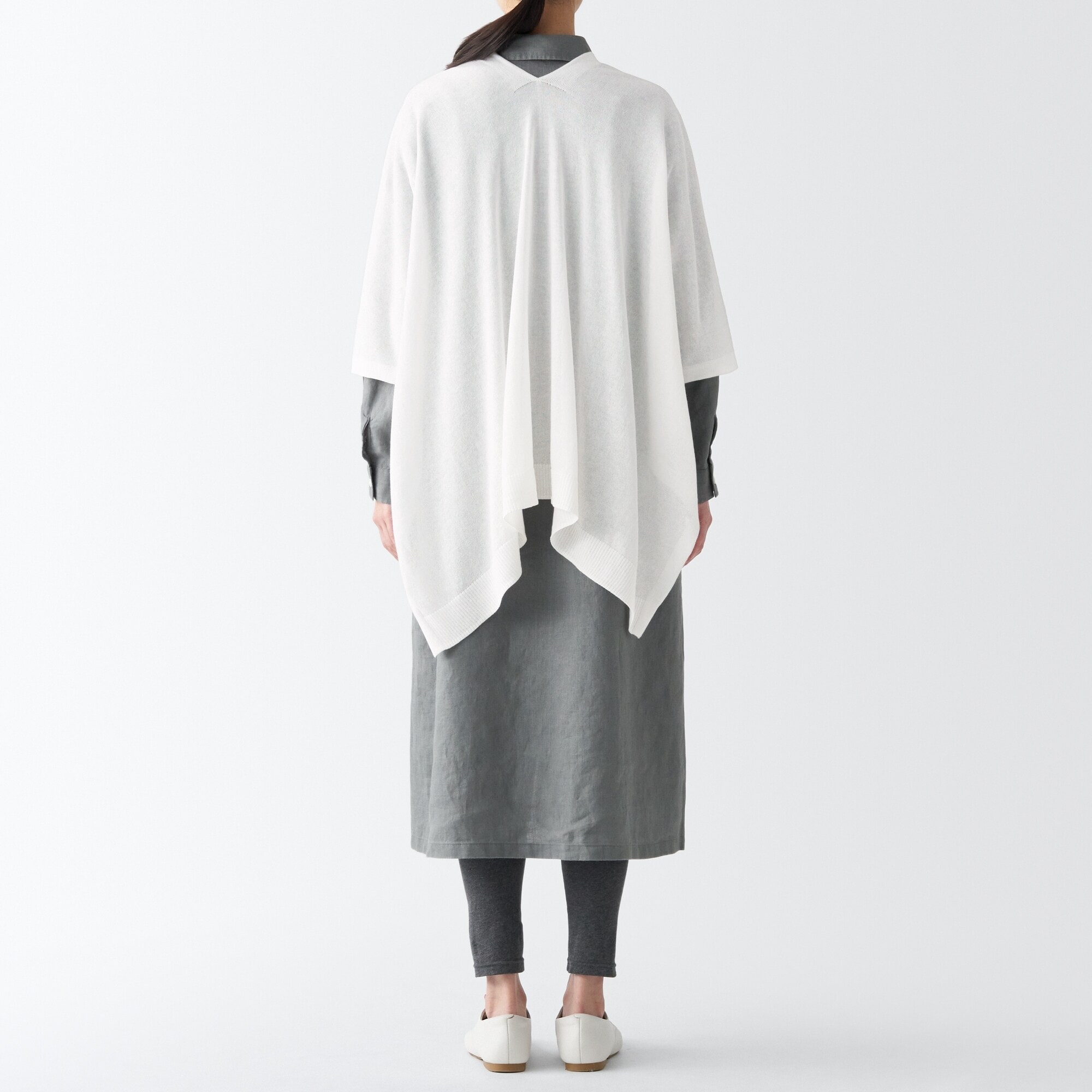 ＵＶカット　強撚コットン　ボレロ　ボタン付き