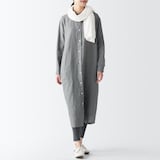 ＵＶカット　強撚コットン　ボレロ　ボタン付き