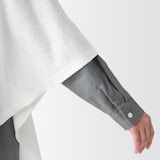 ＵＶカット　強撚コットン　ボレロ　ボタン付き