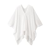 ＵＶカット　強撚コットン　ボレロ　ボタン付き