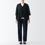 ＵＶカット　強撚コットン　ボレロ　ボタン付き