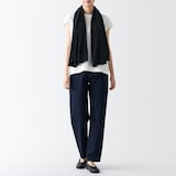 ＵＶカット　強撚コットン　ボレロ　ボタン付き