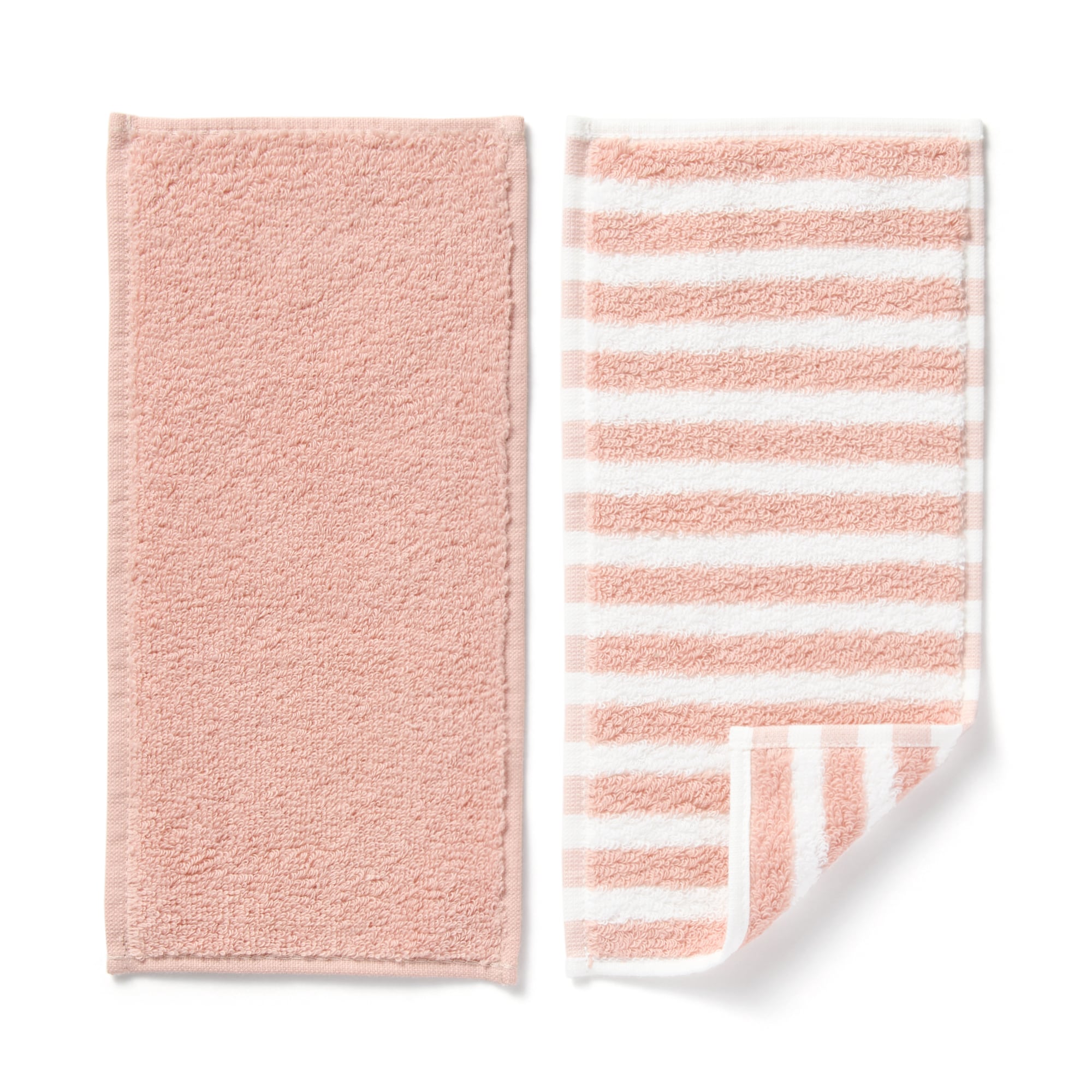 綿　タオル　ハーフハンカチ　２枚組