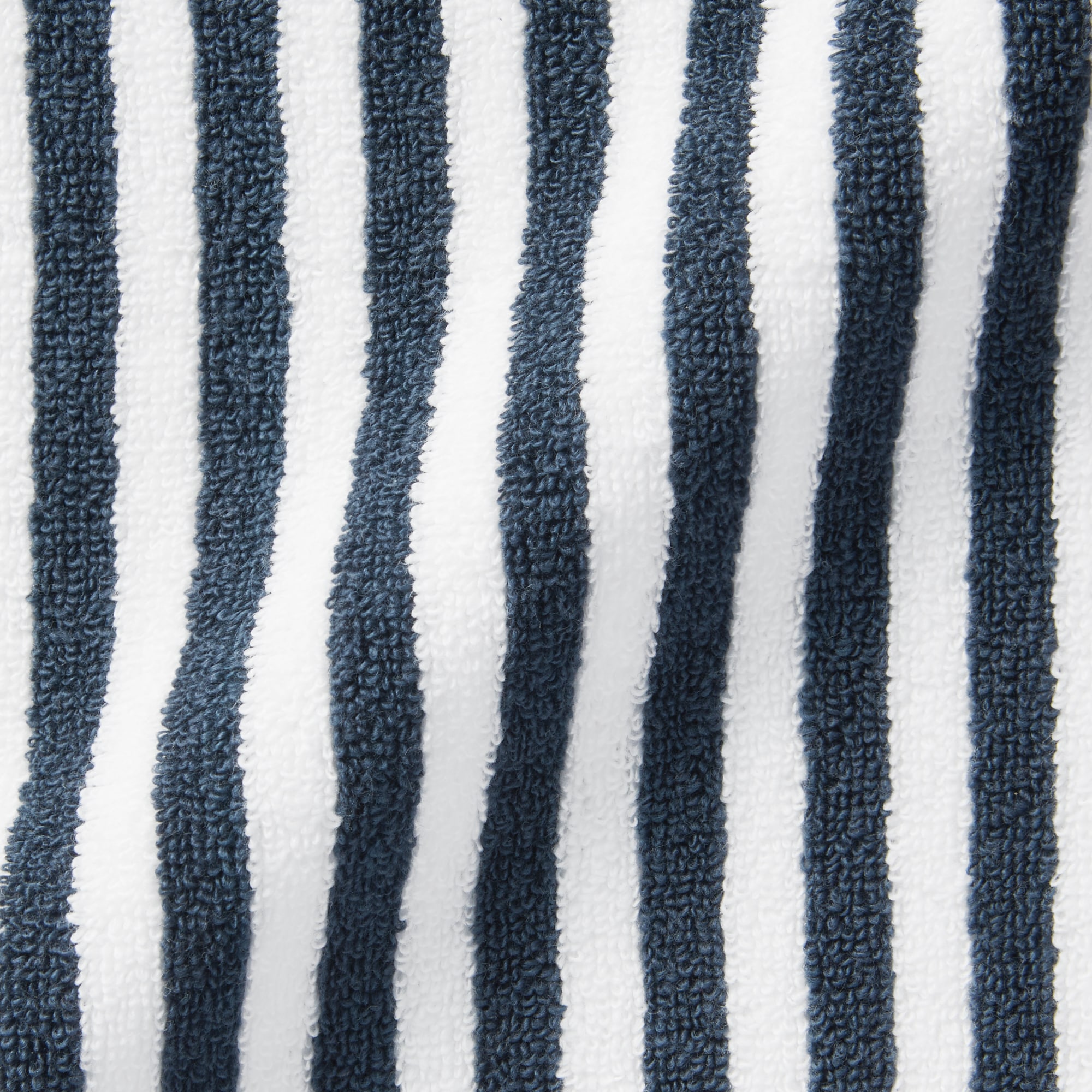 綿　やわらか　タオルハンカチ（縞）　