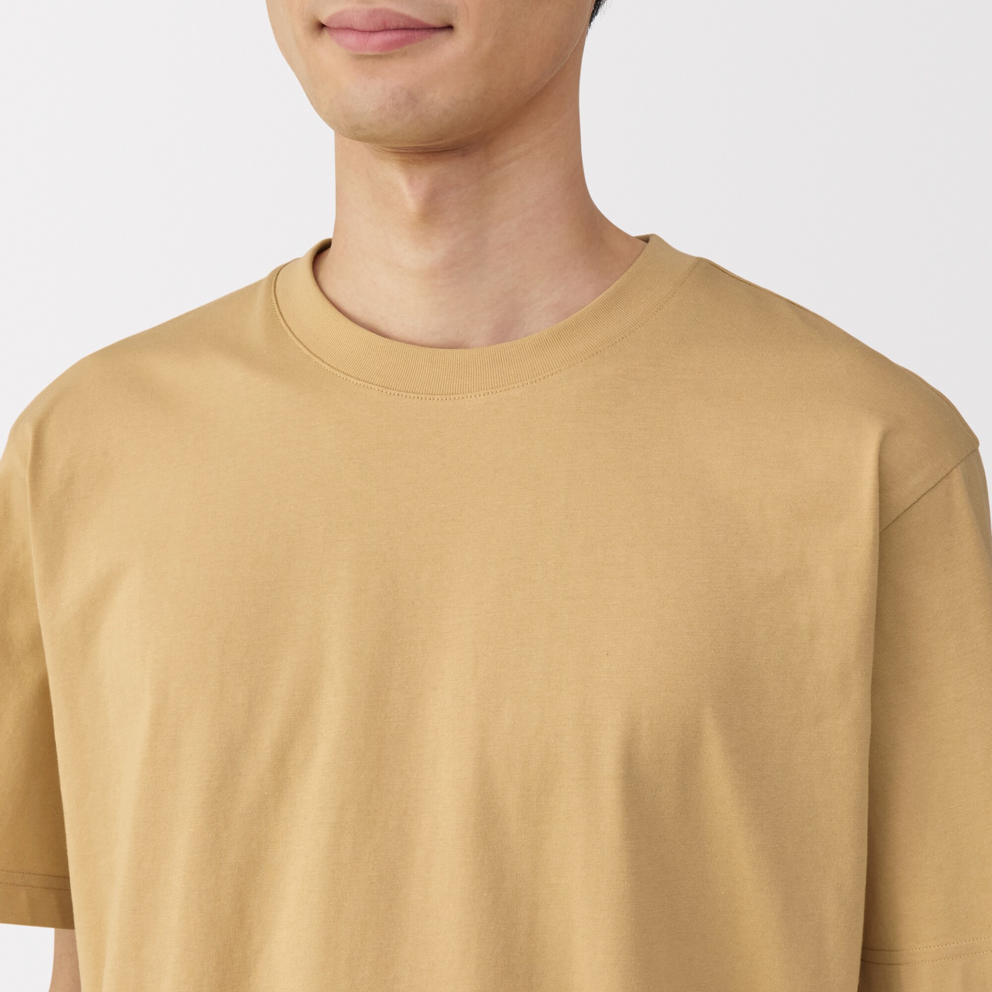 紳士　天竺編みクルーネック半袖Ｔシャツ