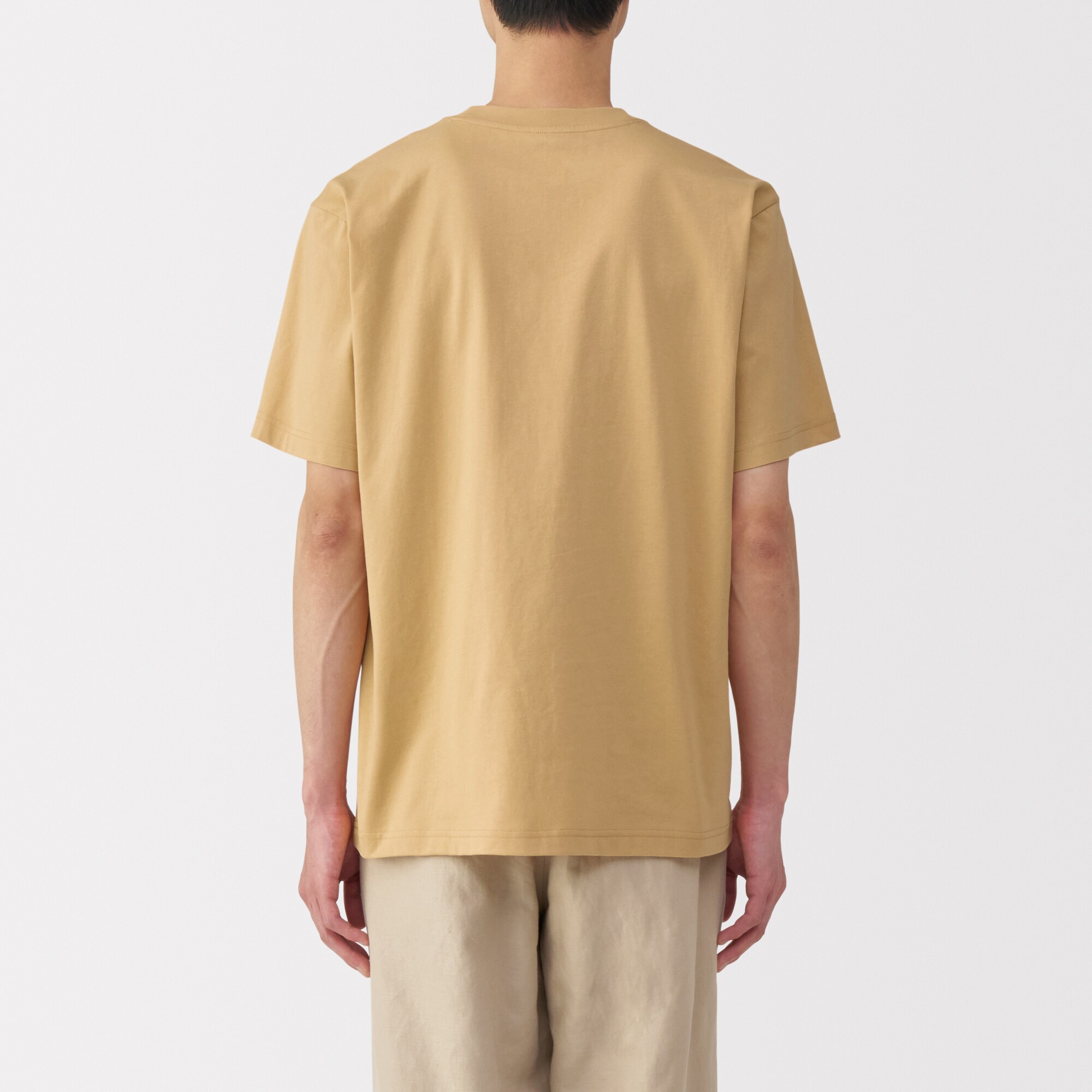 紳士　天竺編みクルーネック半袖Ｔシャツ