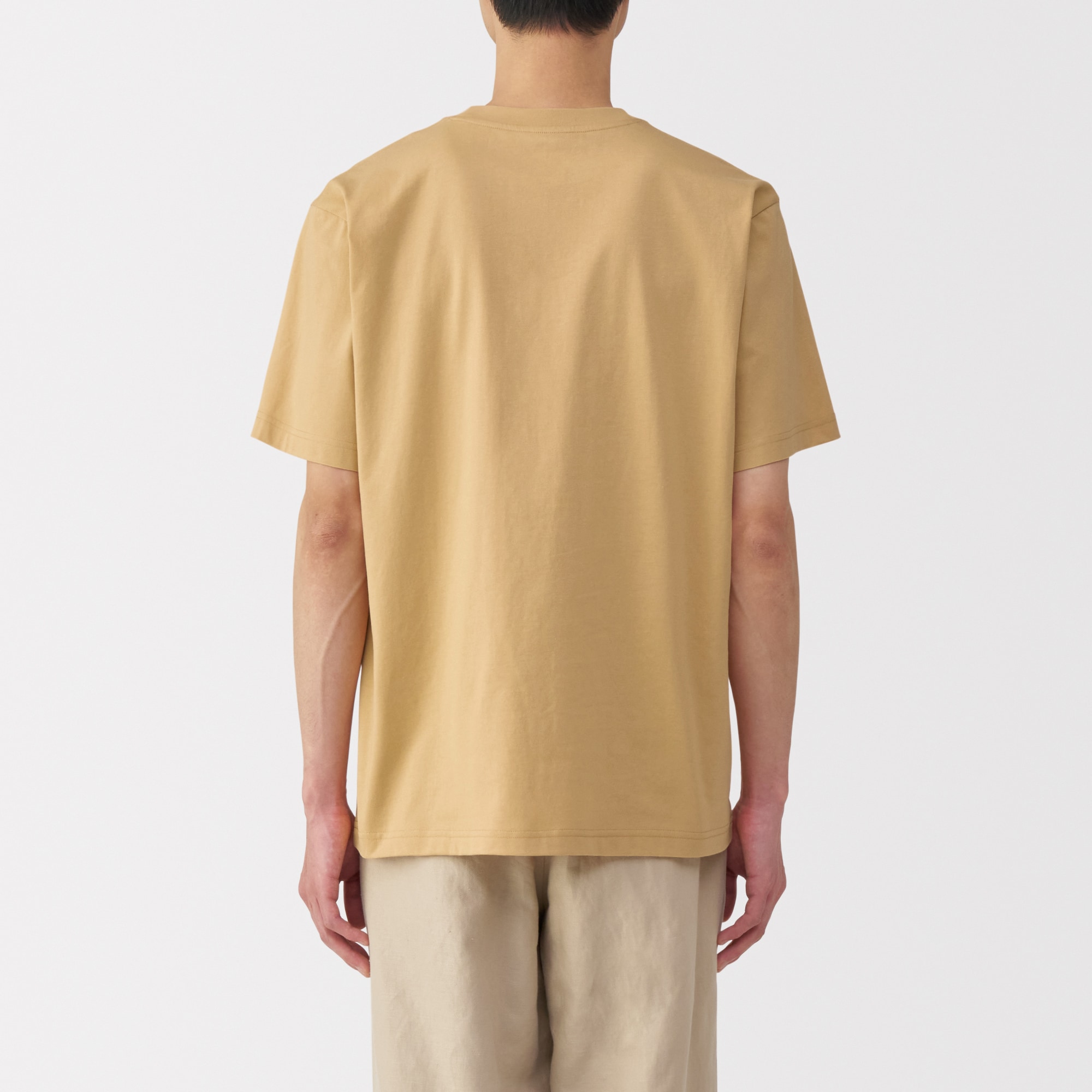 紳士　天竺編みクルーネック半袖Ｔシャツ