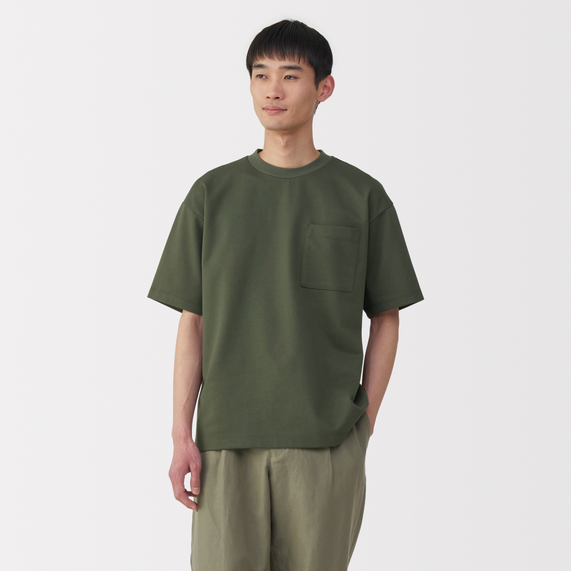 紳士　涼感ＵＶカットワイド半袖Ｔシャツ