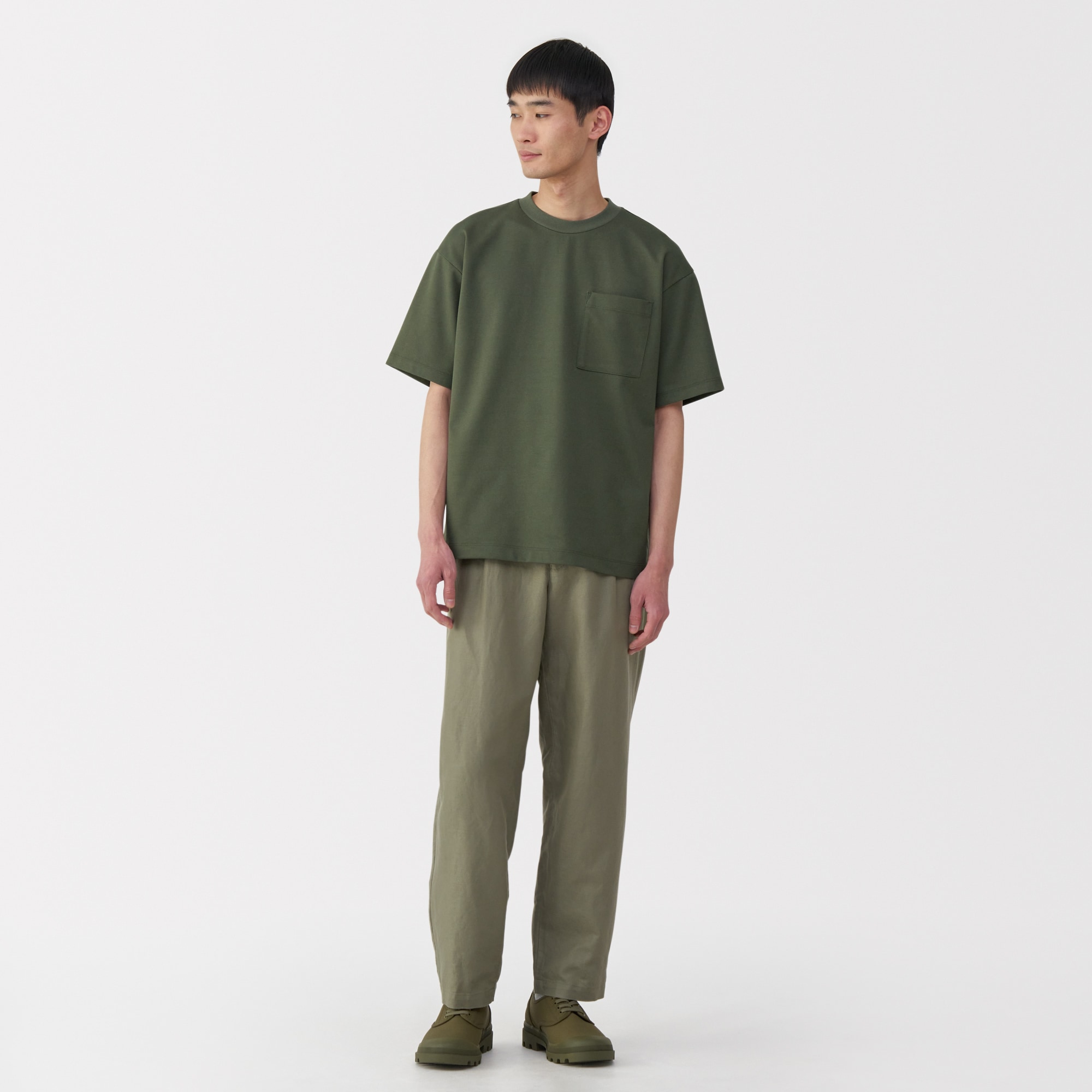 紳士　涼感ＵＶカットワイド半袖Ｔシャツ