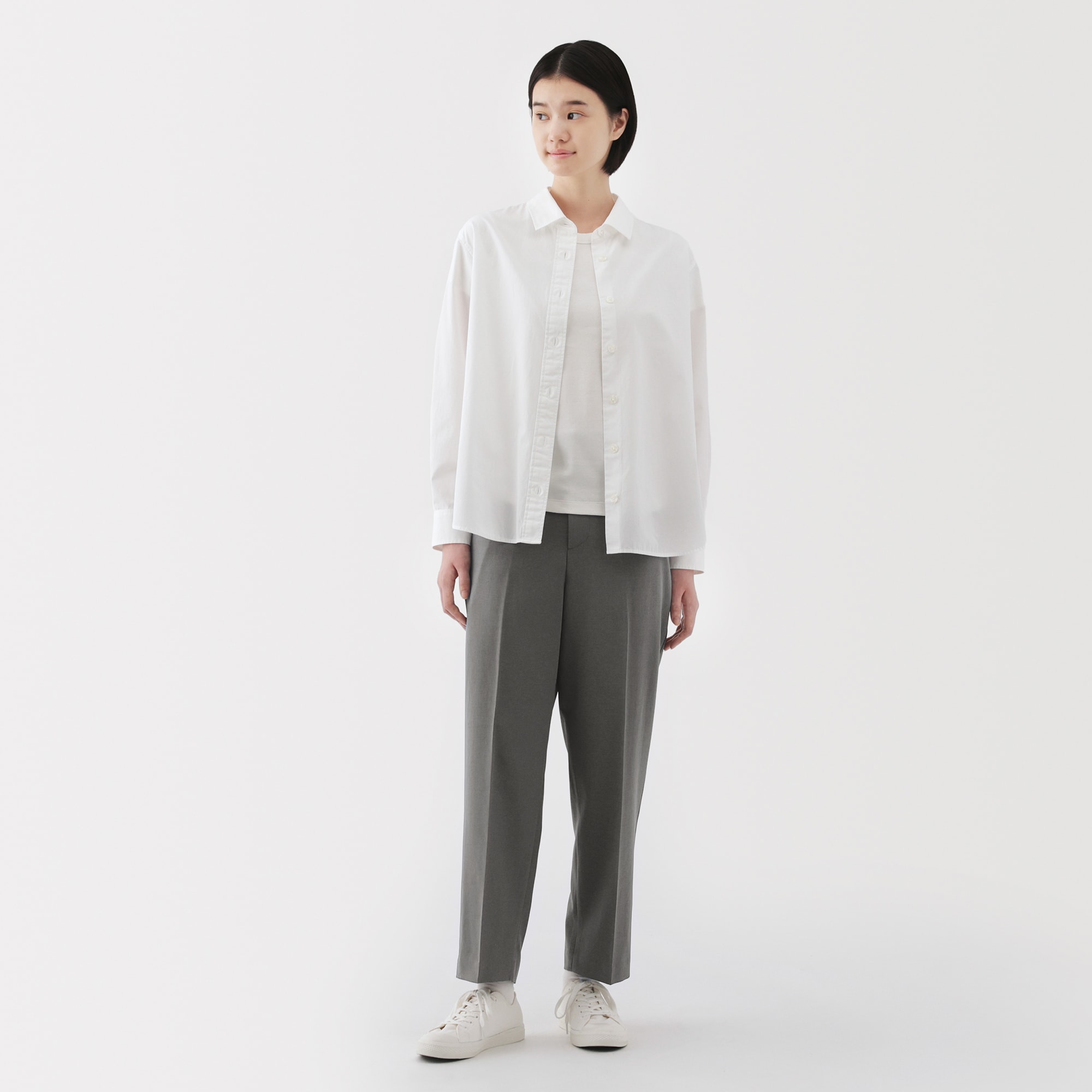 婦人　撥水　テーパードパンツ