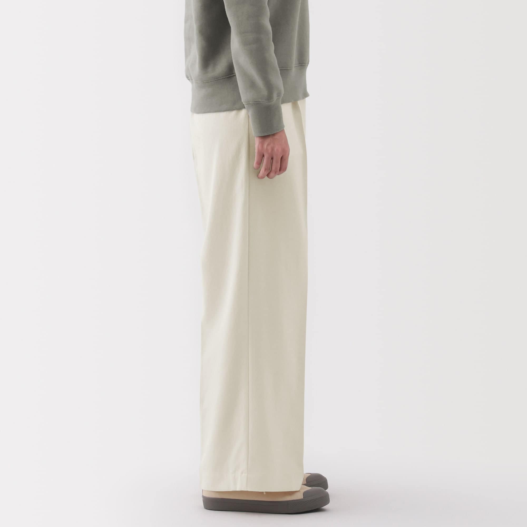 婦人 撥水 タックストレートパンツ | 無印良品