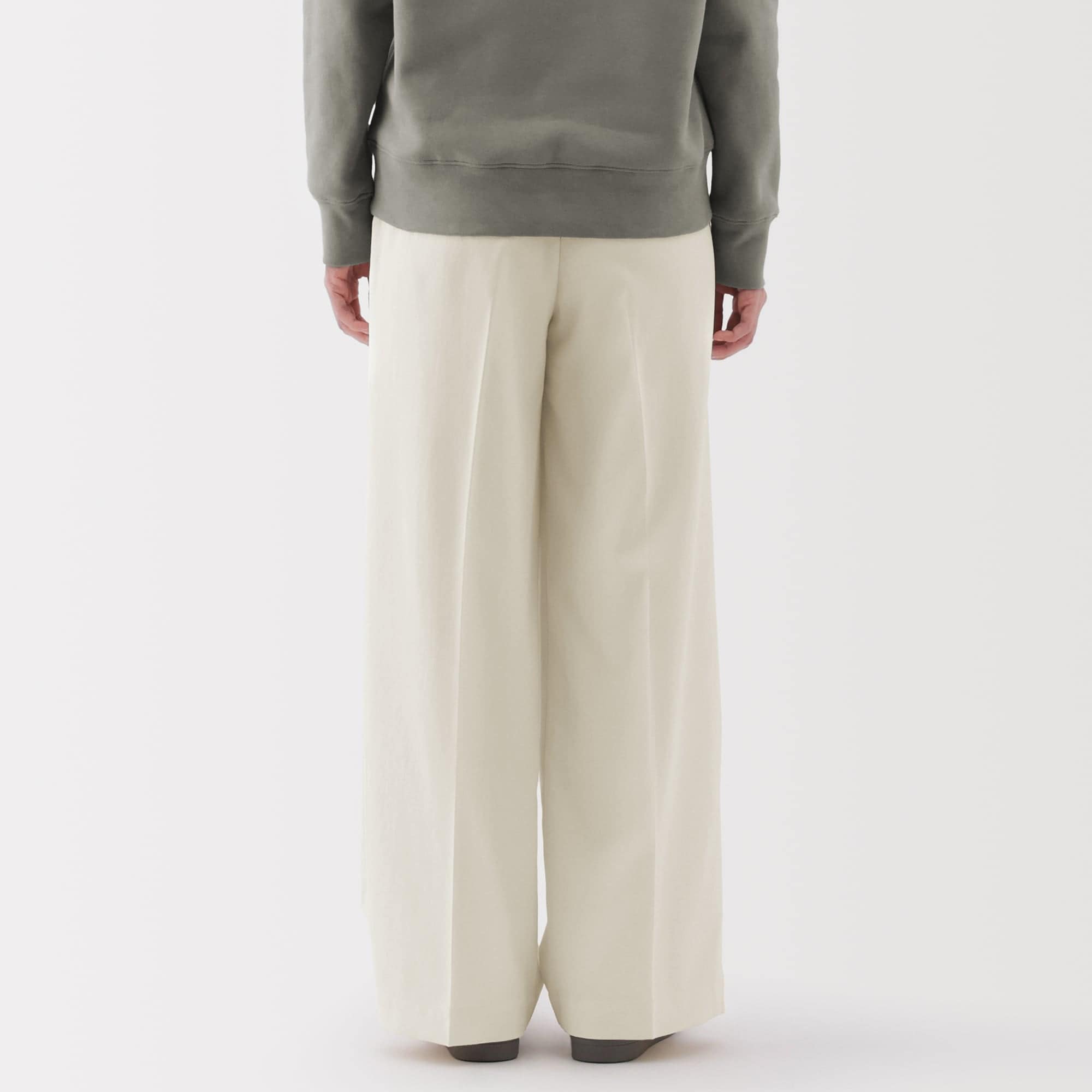 婦人 撥水 タックストレートパンツ | 無印良品 婦人 撥水 タックストレートパンツ | 無印良品