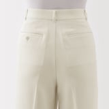 婦人　撥水　タックストレートパンツ