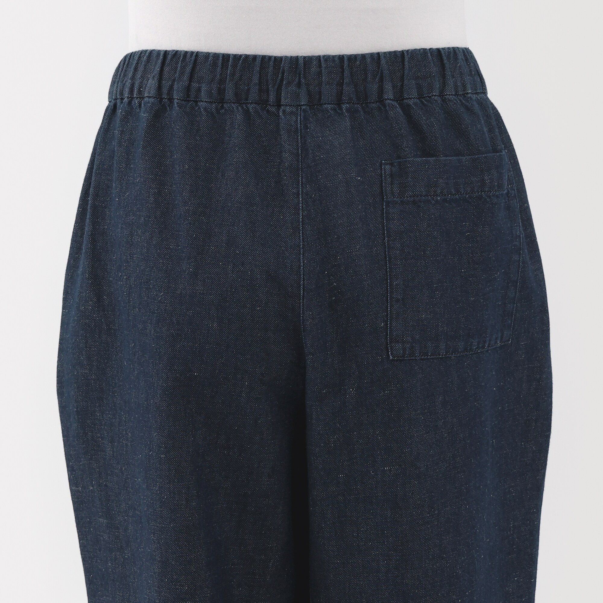 婦人 コットン リネン デニムイージーワイドパンツ | 無印良品