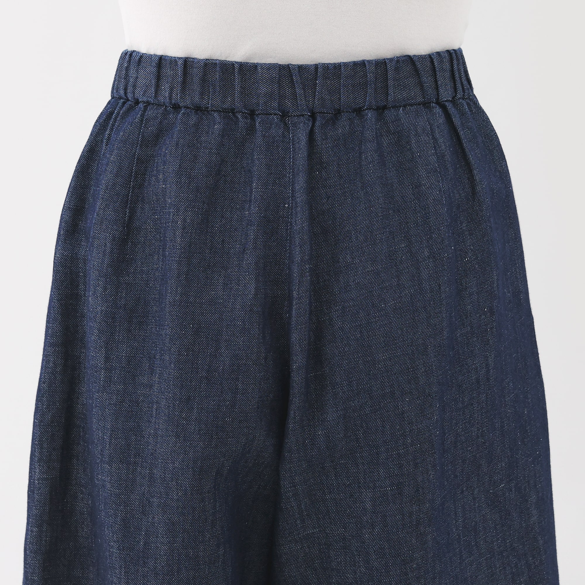 婦人 ヘンプ混 デニム ロングジレ | 無印良品