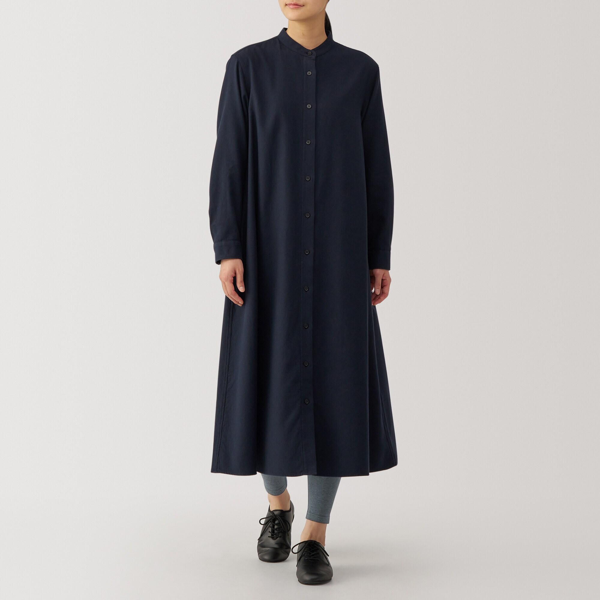 婦人　ストレッチ天竺編み　レギンス（十分丈）